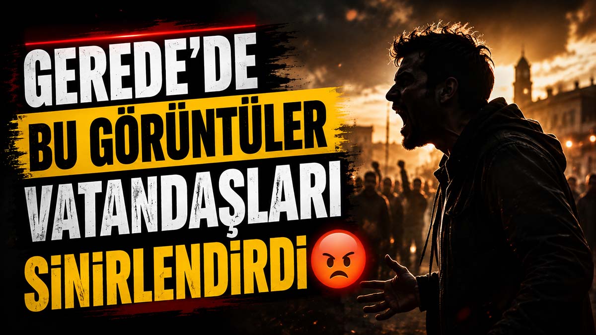 gerede'de vatandaşlar çöp
