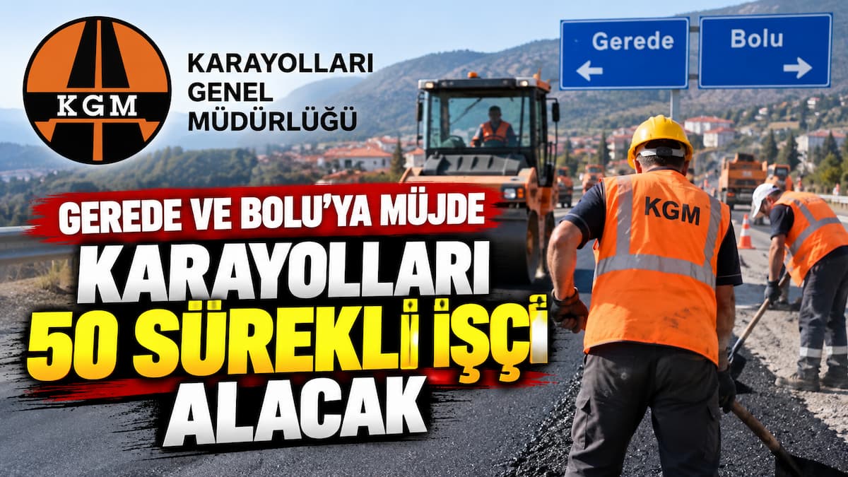karayolları işçi alımı