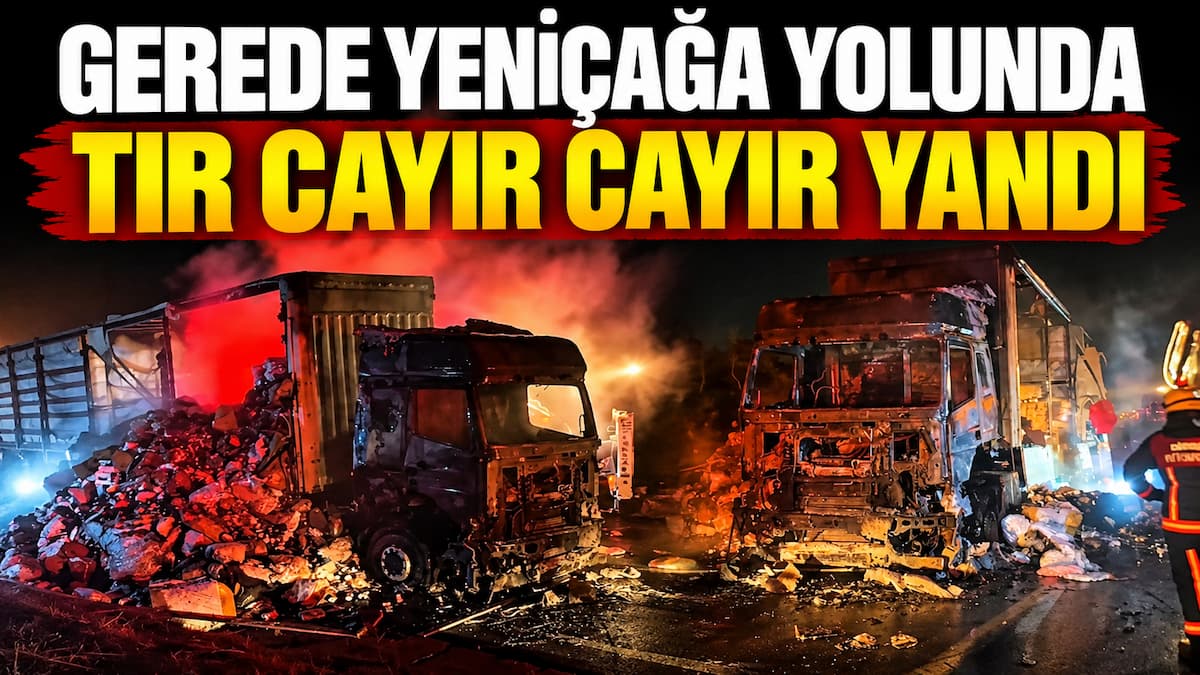 tır yangın