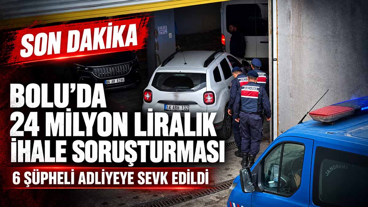 Bolu’da 24 Milyon Liralık İhale Soruşturması