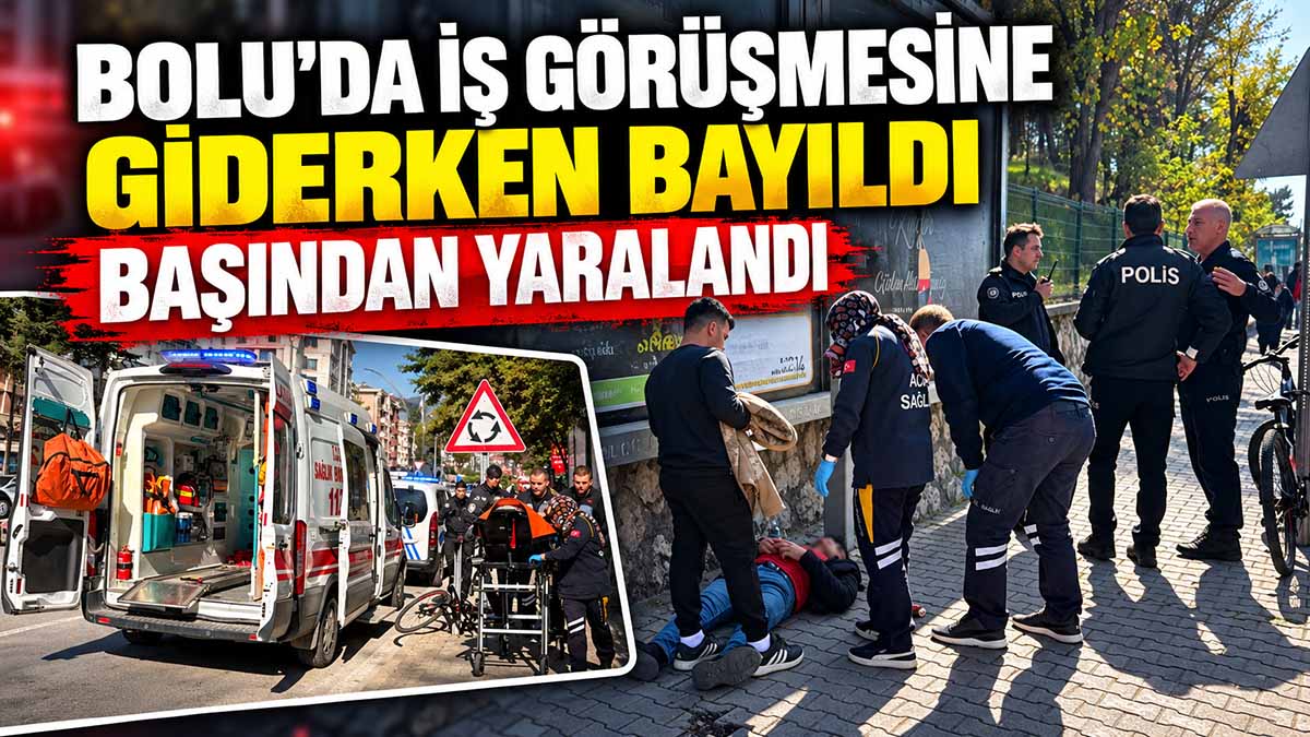 Bolu'da İş Görüşmesine Giderken Bayıldı