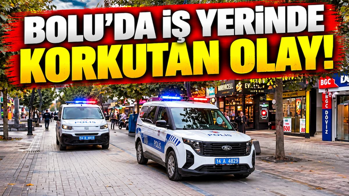 Bolu’da Korkutan Polis Olayı