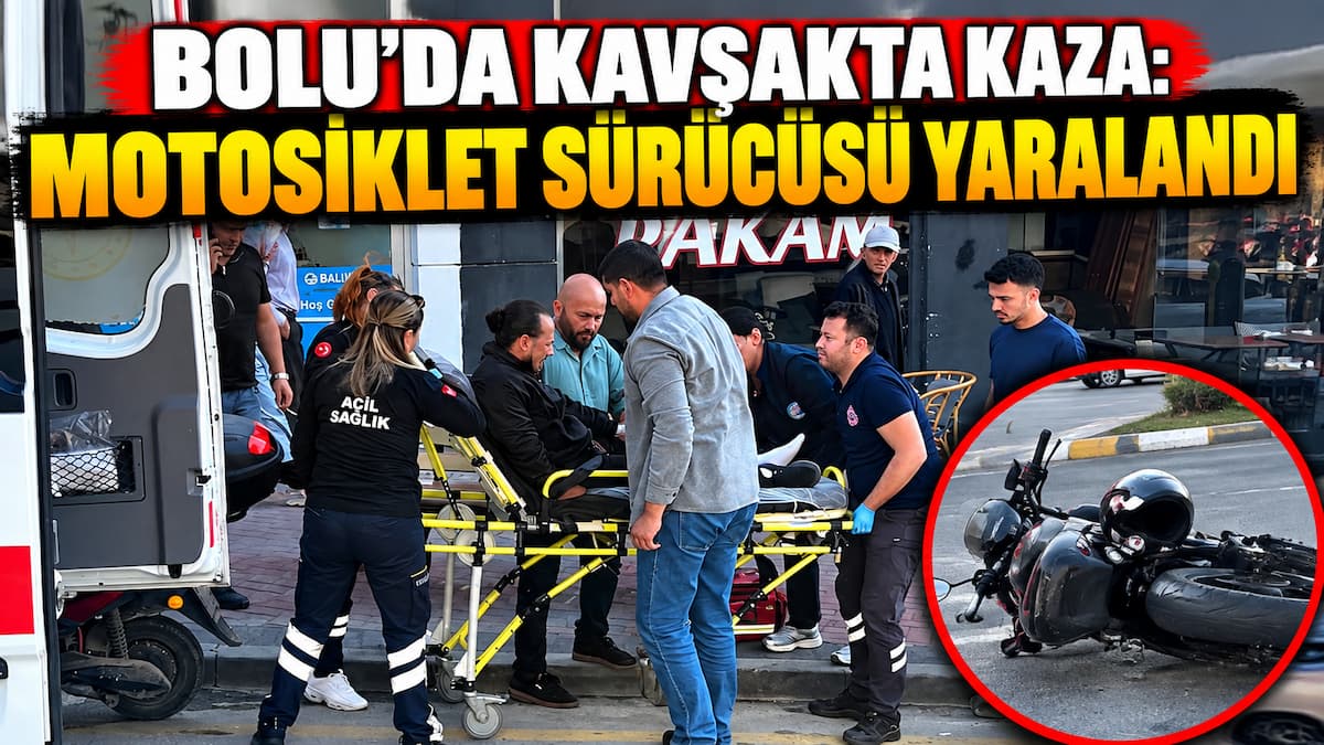 Bolu’da Motosiklet Kazası ve Kurtarma