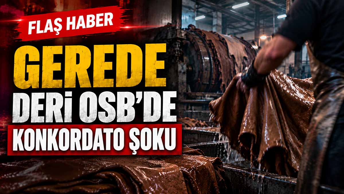 Gerede Deri OSB’de Konkordato Şoku