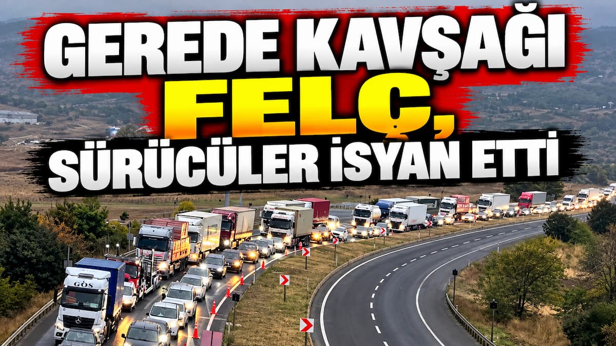 Gerede Kavşağı’nda Trafik Felci
