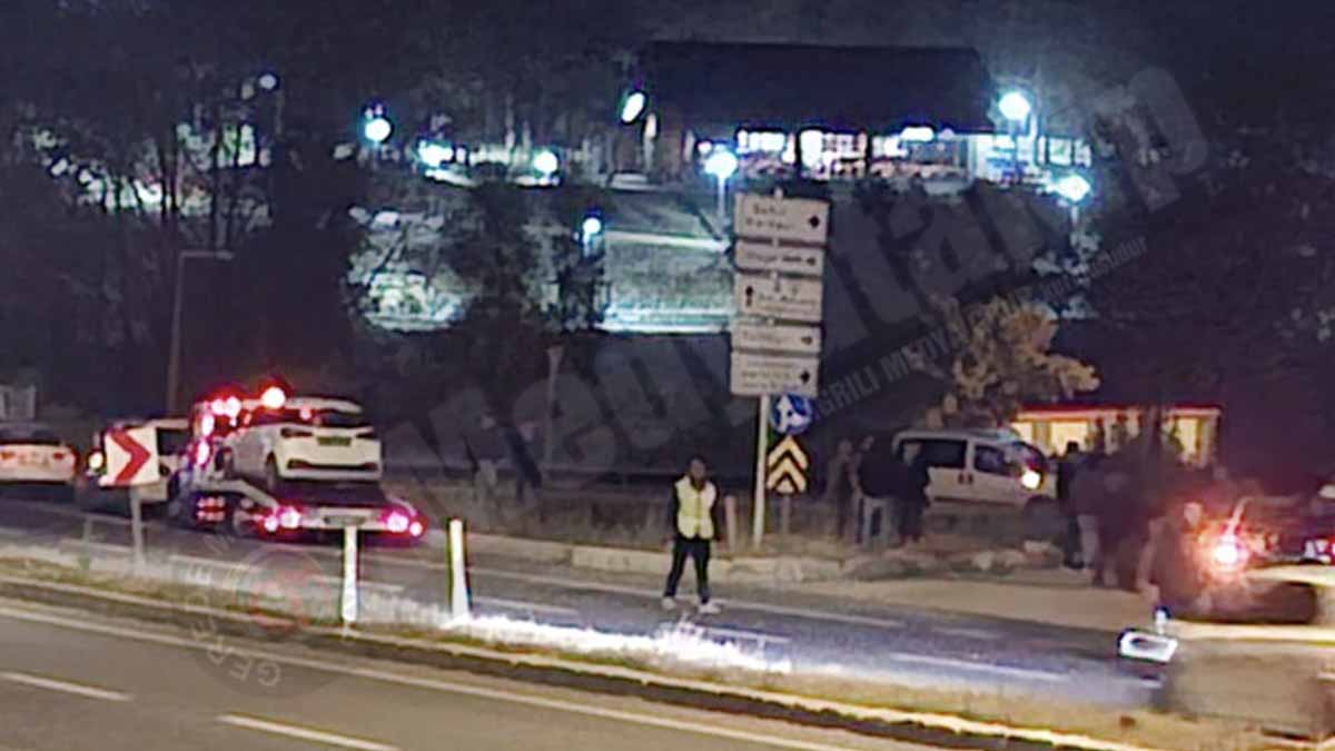 Gerede Üniversite Kavşağında Trafik Kazası