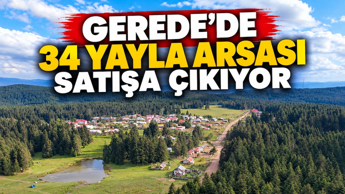 Gerede Yaylalarında Satılık Arsalar