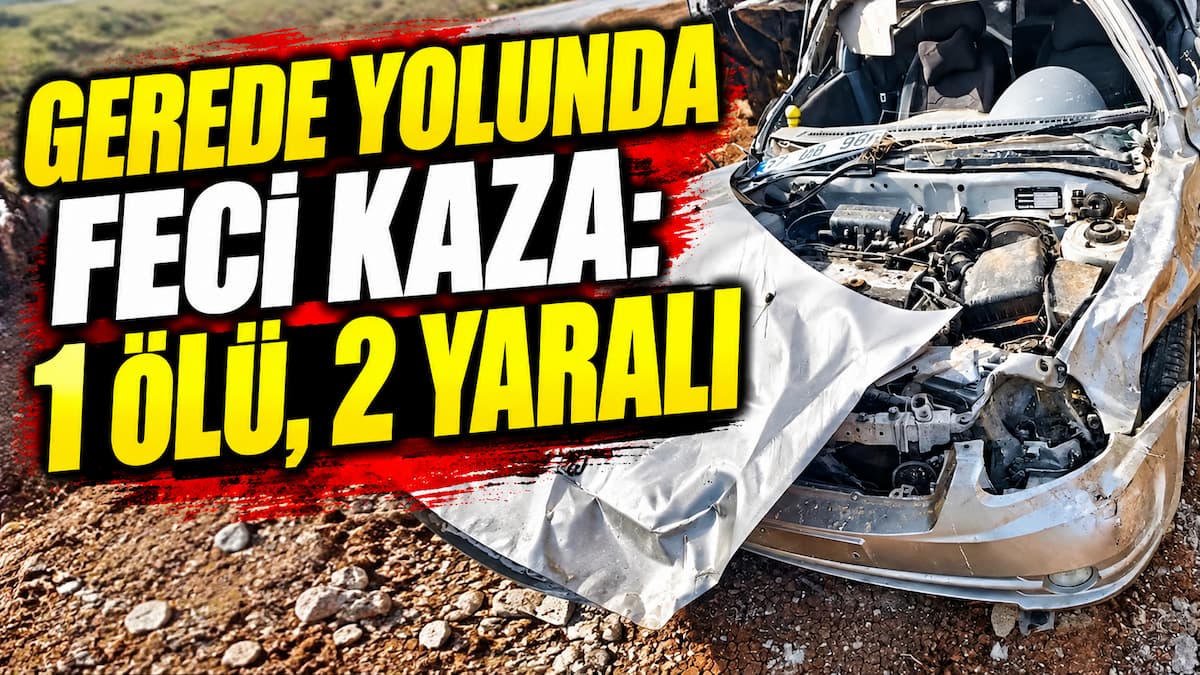 Gerede Yolunda Feci Kaza