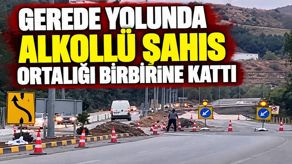 Gerede Yolunda Yol Çalışması Kaosu