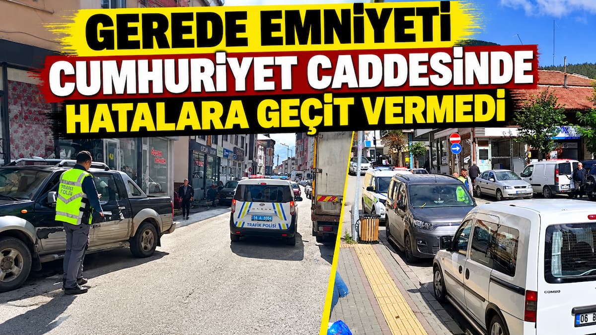 Gerede’de Trafik Denetimi Haberi