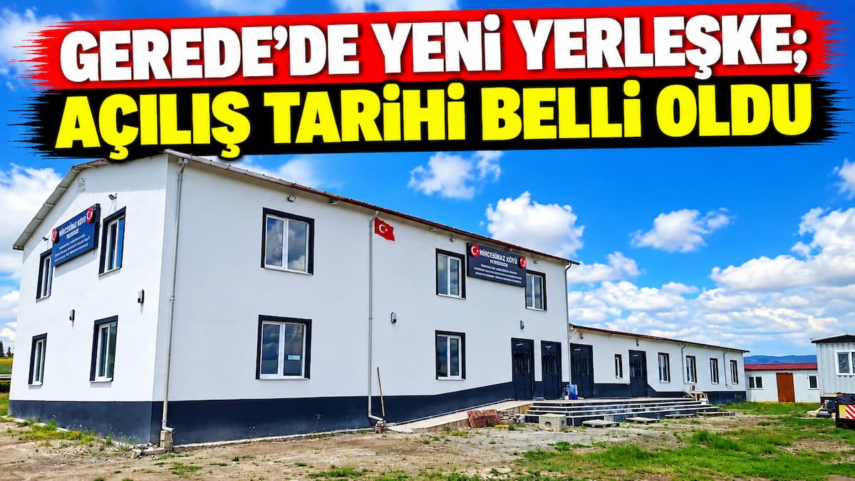 Gerede’de Yeni Mescit ve Yemekhane Yerleşkesi