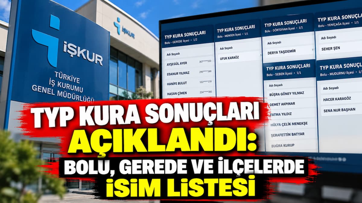 İŞKUR TYP Kura Sonuçları Açıklandı