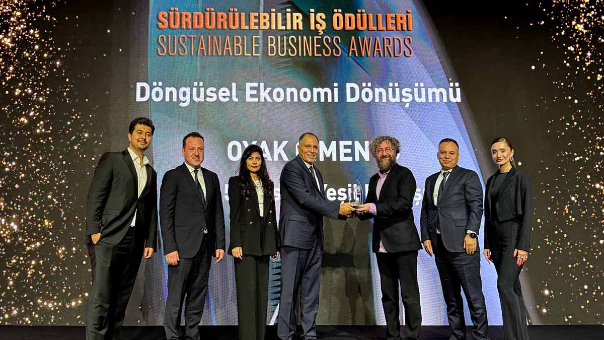 OYAK Çimento’ya “Döngüsel Ekonomi Dönüşümü” Ödülü