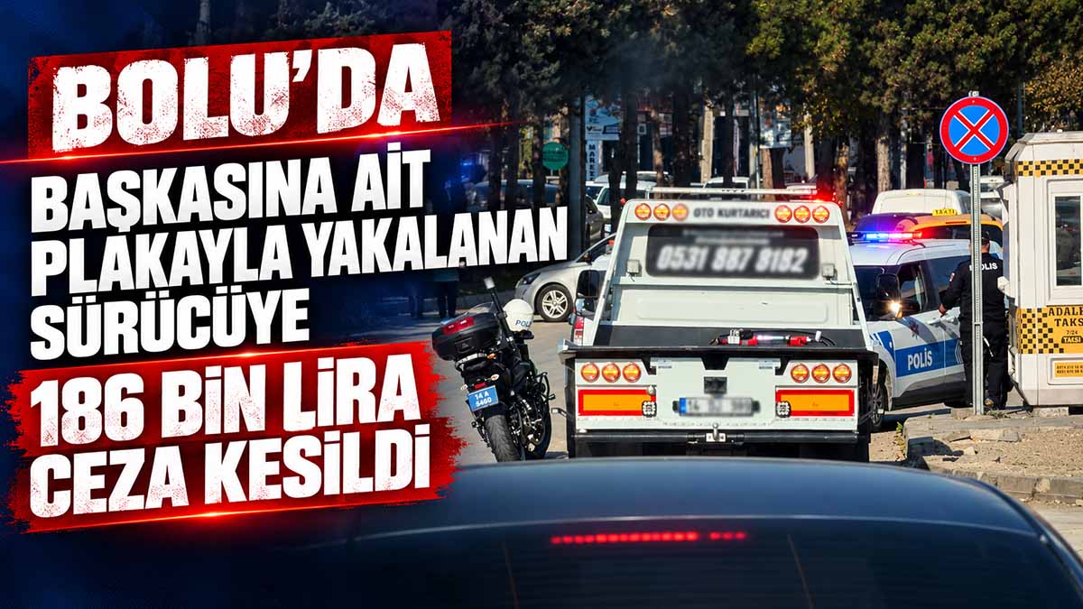 bolu çekici plaka