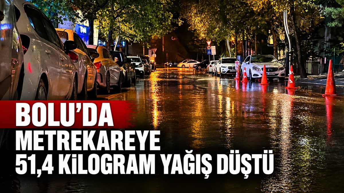 bolu yağış