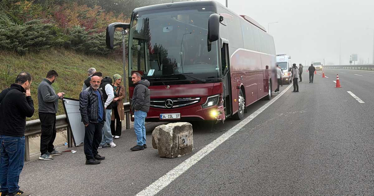 bolu zincirleme trafik kazası otobüs