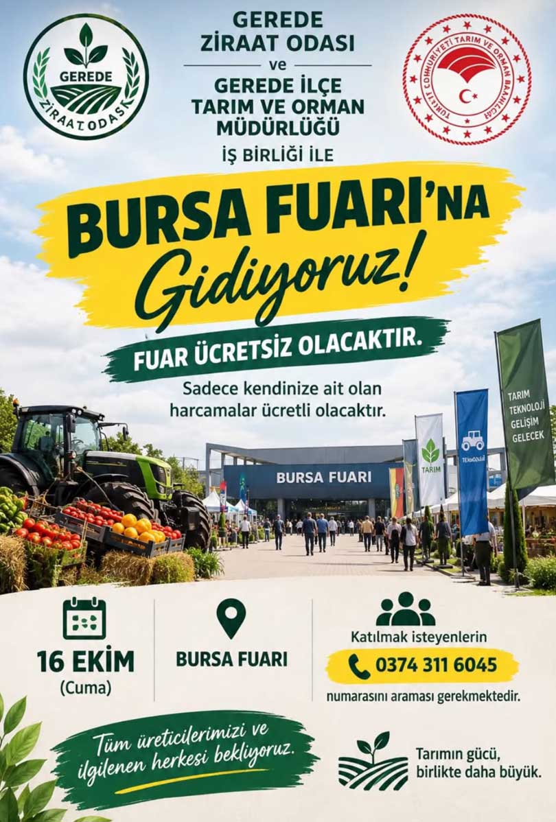 gerede bursa tarım fuarı gezisi