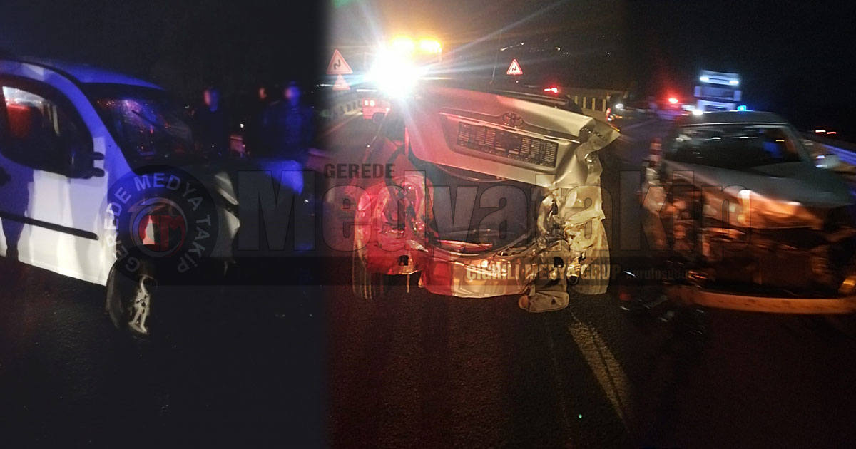 gerede ıbrıcak trafik kazası